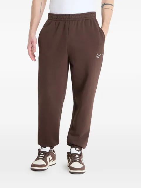 logo-embroidered elasticated track pants by KARL KANI