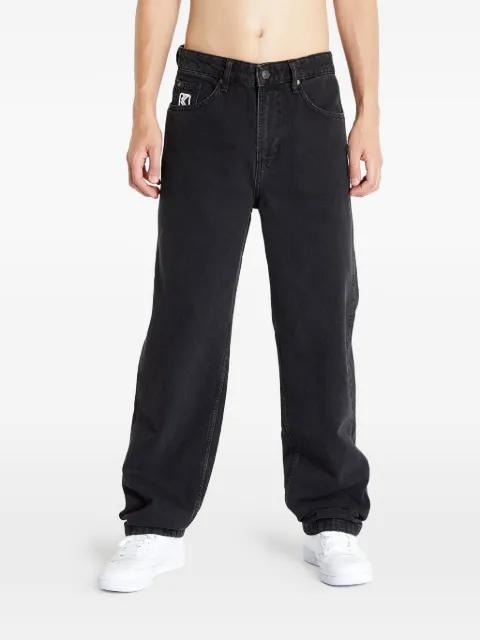 logo-embroidered jeans by KARL KANI