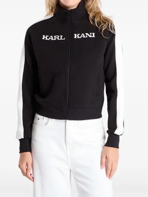 logo-embroidered side-stripe jacket by KARL KANI