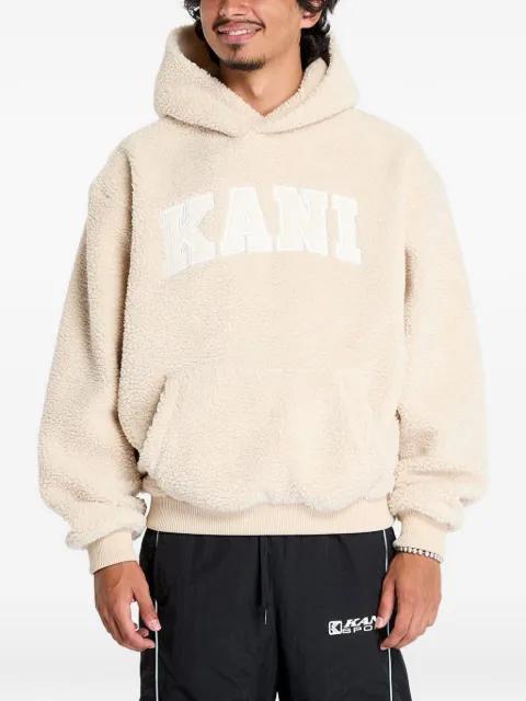 logo-patch hoodie by KARL KANI
