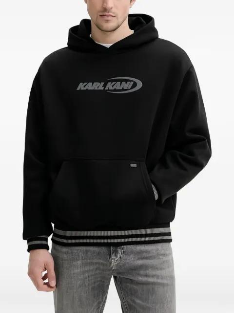 logo-print hoodie by KARL KANI