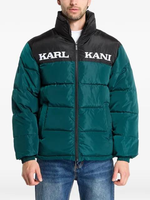 logo-print padded jacket by KARL KANI