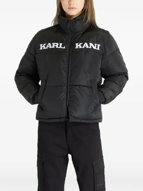 logo-print padded jacket by KARL KANI
