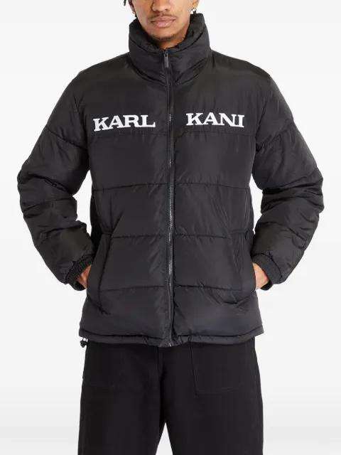 logo-print padded jacket by KARL KANI