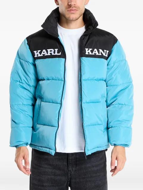 logo-print padded jacket by KARL KANI