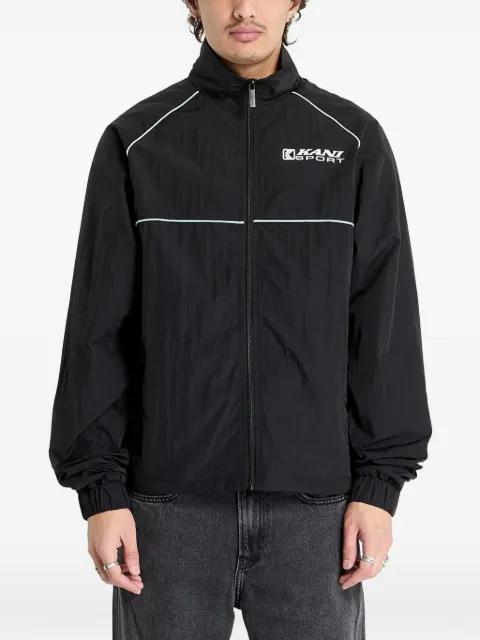 piping-detail jacket by KARL KANI