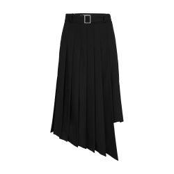 Asymmetric pleated skirt by KARL LAGERFELD