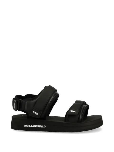 Atlantik strap platform sandals by KARL LAGERFELD