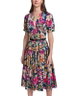 Belted Button Front Dress by KARL LAGERFELD