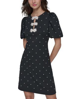 Bow Detail Sheath Dress by KARL LAGERFELD