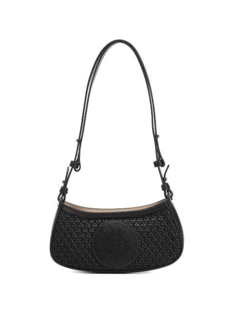 Circle woven shoulder bag by KARL LAGERFELD