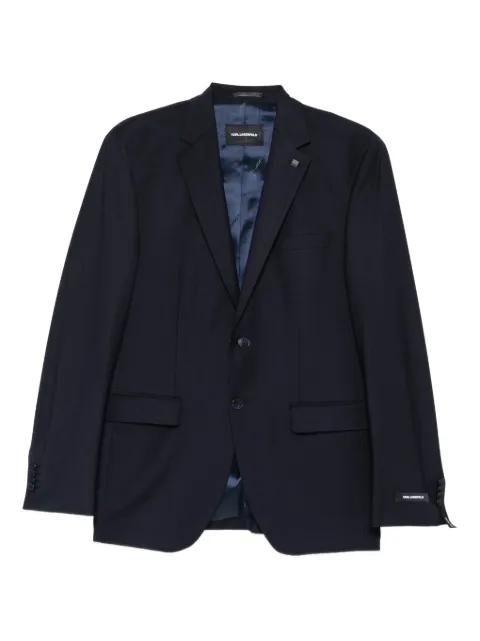 Clever flap-pocket blazer by KARL LAGERFELD