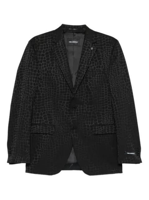 Clever patterned blazer by KARL LAGERFELD