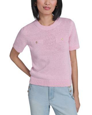 Double Pocket Crewneck Sweater by KARL LAGERFELD