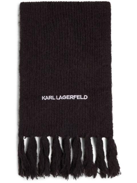 Essential knitted scarf by KARL LAGERFELD