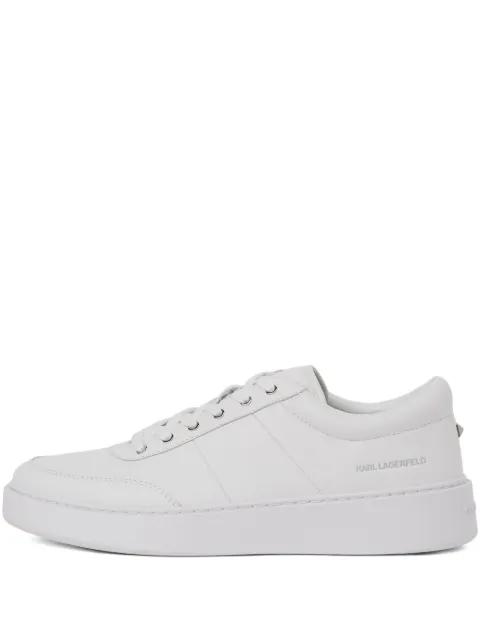 Flint lace-up stud sneakers by KARL LAGERFELD