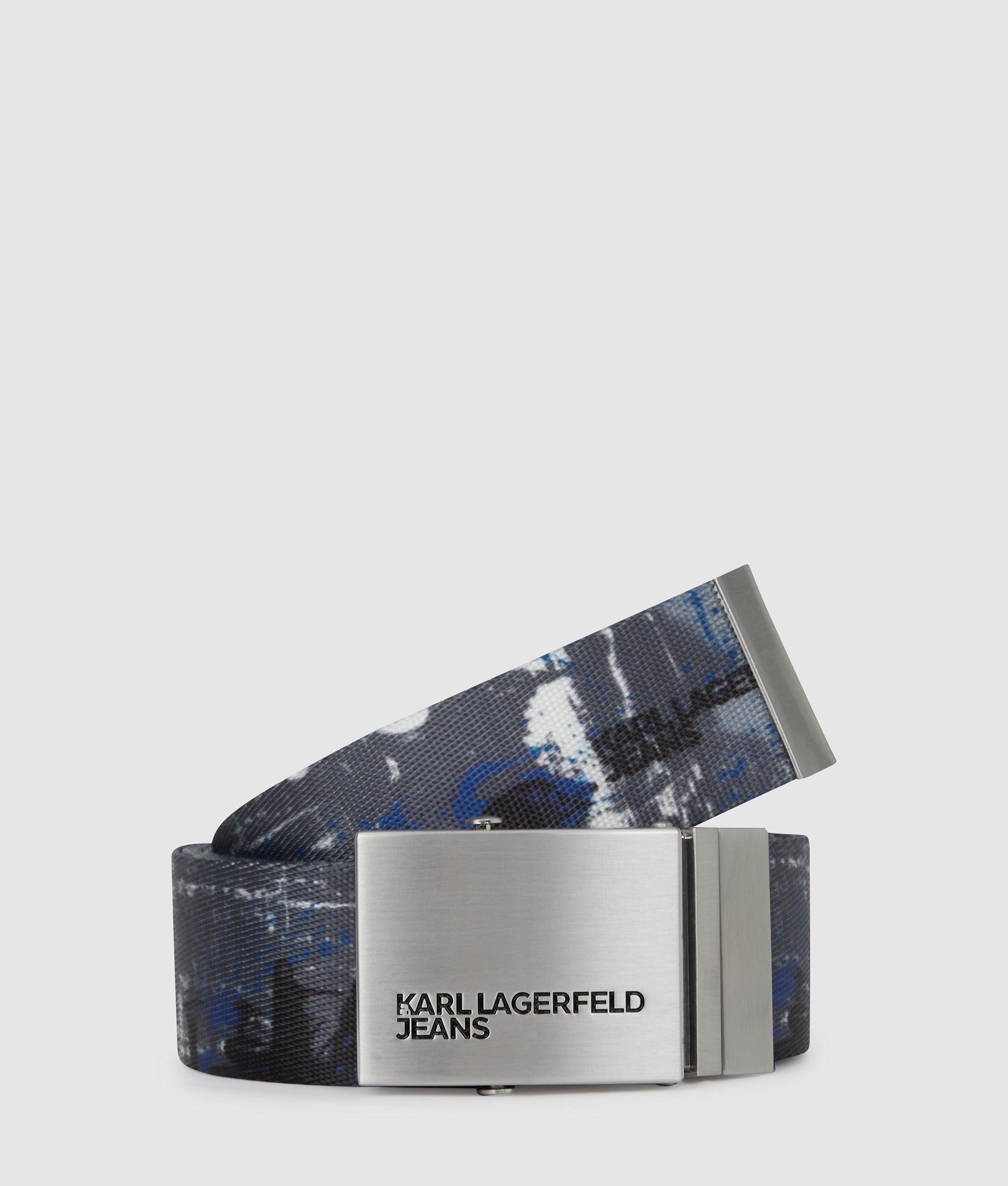 Graffiti print belt bag by KARL LAGERFELD