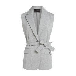 Heavyweight jersey gilet by KARL LAGERFELD