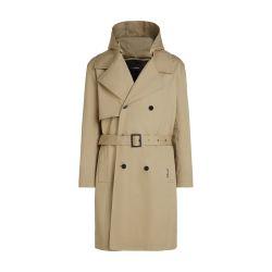 Hooded trench coat by KARL LAGERFELD