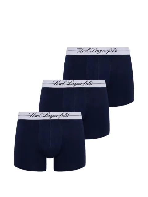 Hotel Karl boxers (pack of three) by KARL LAGERFELD