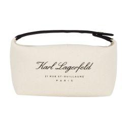 Hotel Karl canvas pouch by KARL LAGERFELD