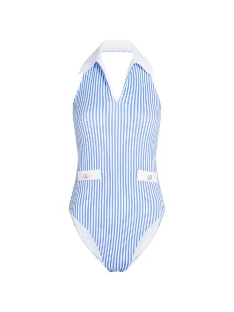 Hotel Karl cheeky swimsuit by KARL LAGERFELD
