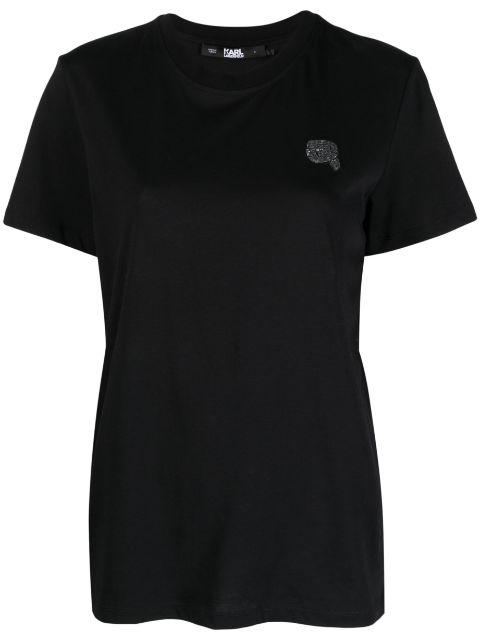 Ikon 2.0 organic-cotton T-shirt by KARL LAGERFELD