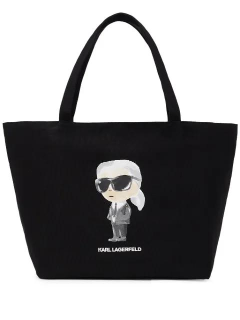 Ikon Aquarelle tote bag by KARL LAGERFELD