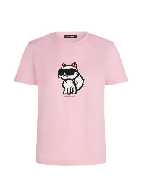 Ikon Choupette T-shirt by KARL LAGERFELD