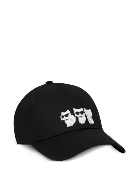 Ikon Choupette baseball cap by KARL LAGERFELD