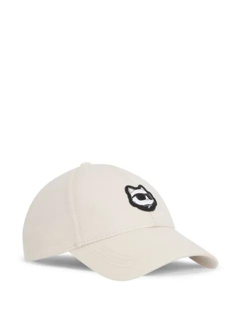 Ikon Choupette patch cap by KARL LAGERFELD
