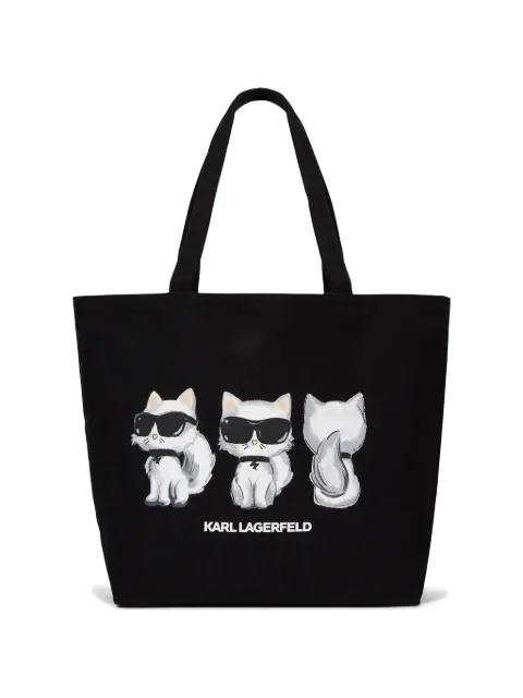 Ikon Choupette reversible tote bag by KARL LAGERFELD