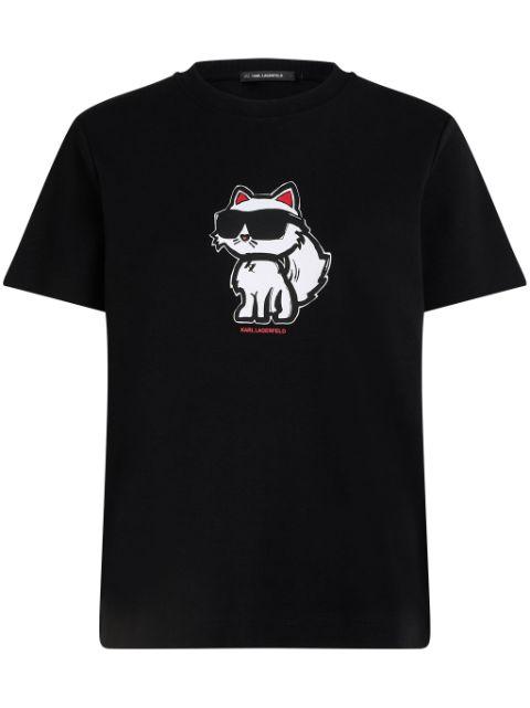 Ikon Choupette sketched  T-shirt by KARL LAGERFELD