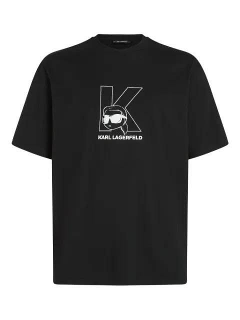 Ikon K-initial T-shirt by KARL LAGERFELD
