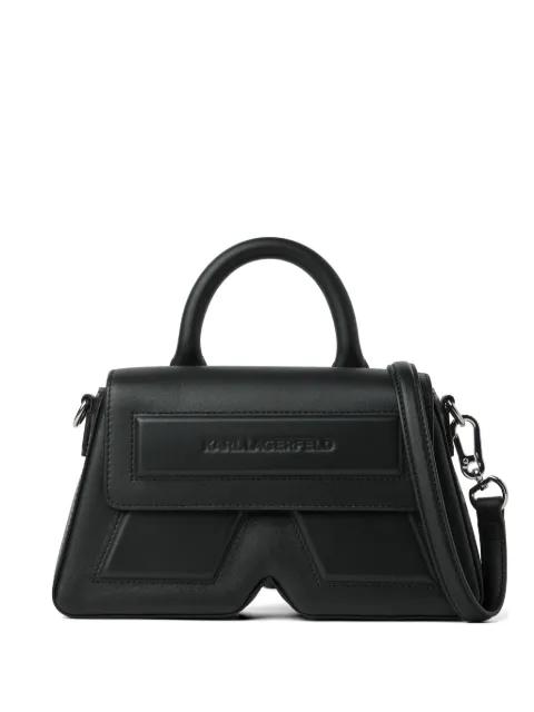Ikon K leather tote bag by KARL LAGERFELD