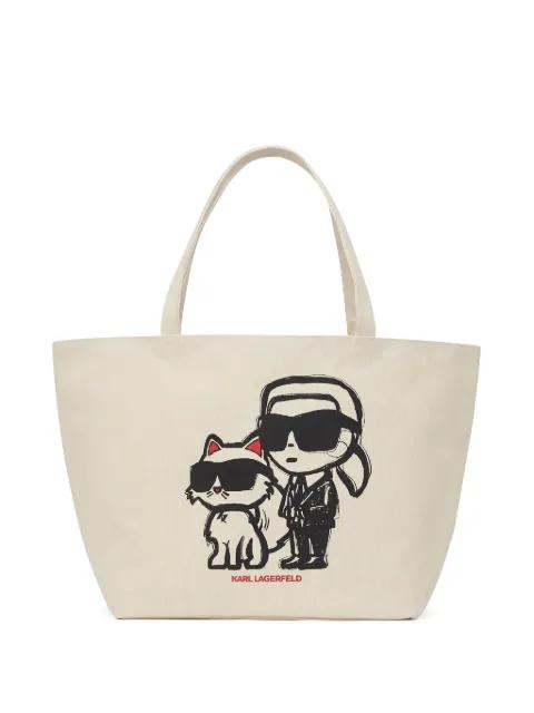 Ikon Karl & Choupette tote bag by KARL LAGERFELD