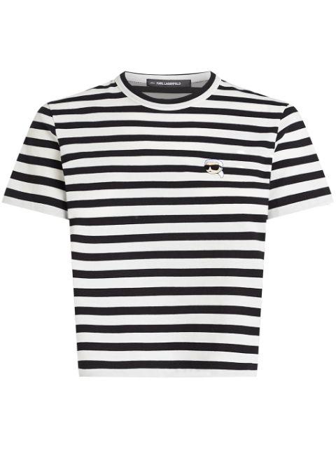Ikon Karl organic-cotton T-shirt by KARL LAGERFELD