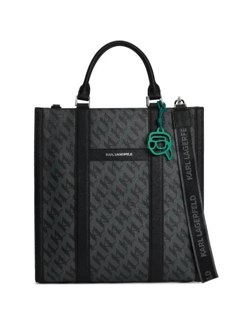 Ikon Monogram tote bag by KARL LAGERFELD