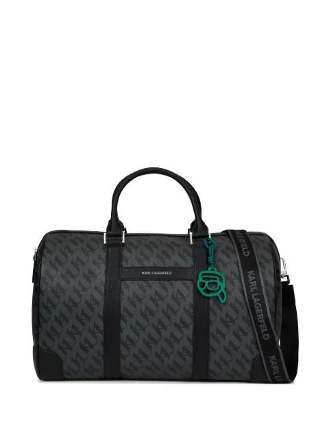 Ikon Monogram weekender bag by KARL LAGERFELD