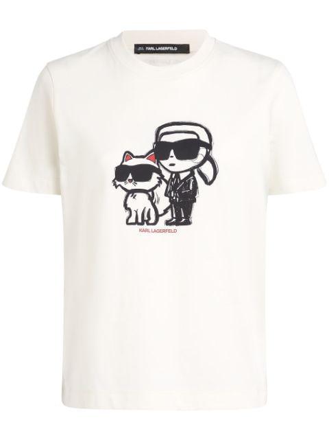 Ikon Sketch Duo T-shirt by KARL LAGERFELD
