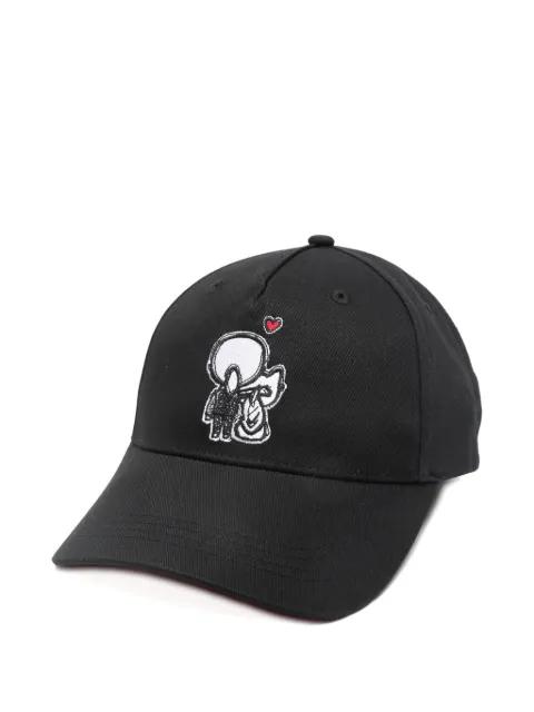 Ikon Valentine baseball cap by KARL LAGERFELD