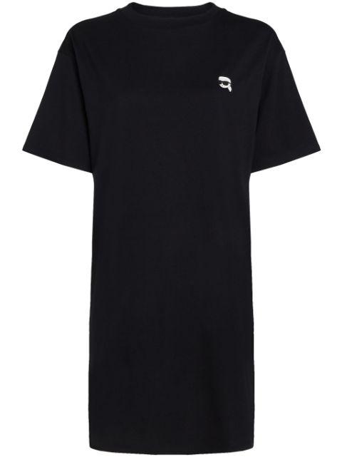 Ikon appliqué-detail T-shirt by KARL LAGERFELD