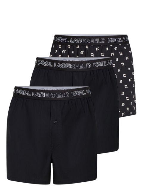 Ikon boxer shorts (set of three) by KARL LAGERFELD