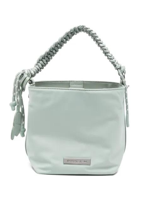 Ikon braided-handle small tote bag by KARL LAGERFELD