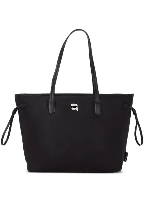 Ikon drawstring tote bag by KARL LAGERFELD