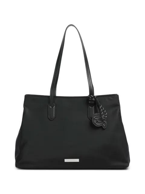 Ikon logo-detail shoulder bag by KARL LAGERFELD