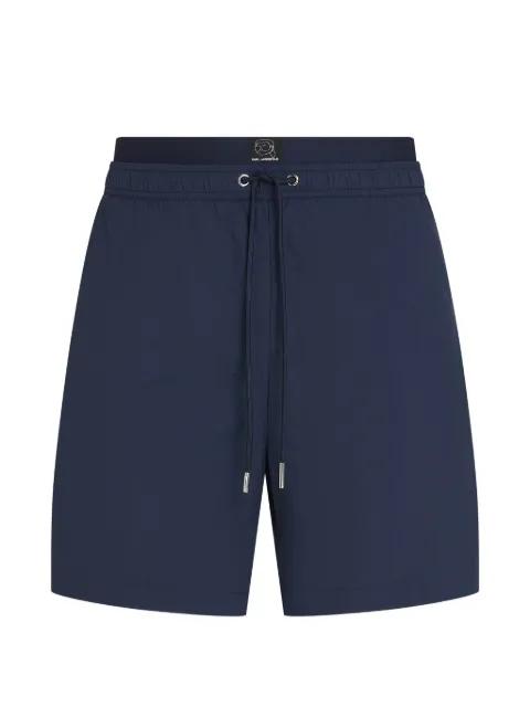 Ikon logo-detail swim shorts by KARL LAGERFELD
