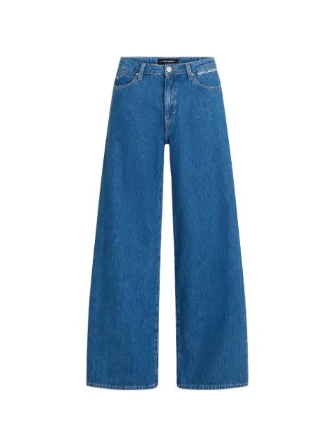 Ikon logo-motif jeans by KARL LAGERFELD