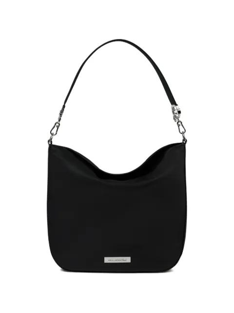 Ikon logo-plaque shoulder bag by KARL LAGERFELD