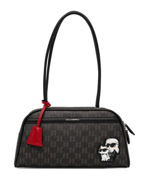 Ikon monogram shoulder bag by KARL LAGERFELD